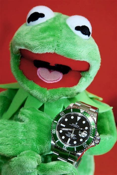 rolex frog|rolex kermit.